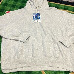 Mens Champion Reverse Weave Warm Up Hoodie XL NEW NWT Gray Sweatshirt